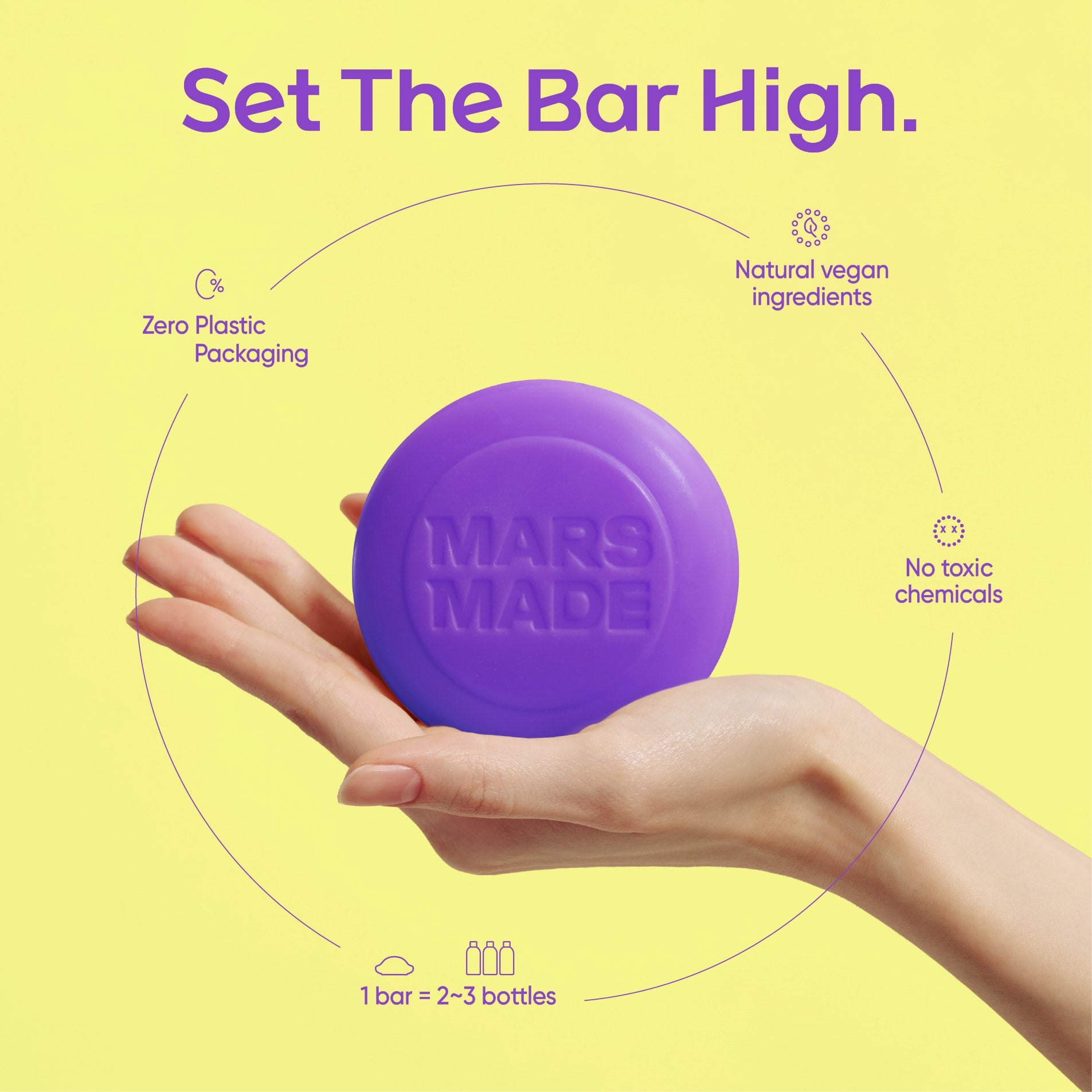 Purple Toning Shampoo Bar