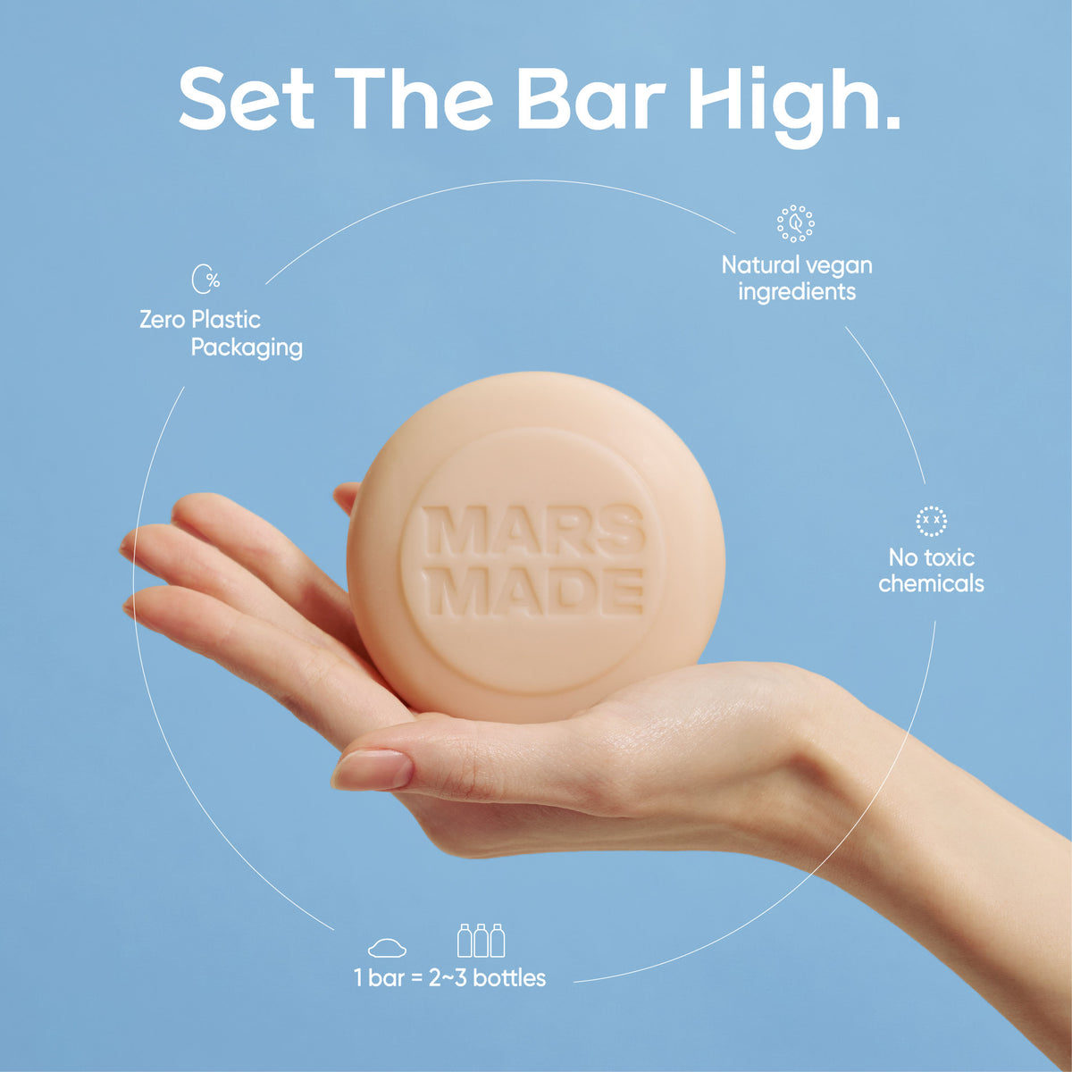 Barra de champú con aceite de ricino – MARSMADE